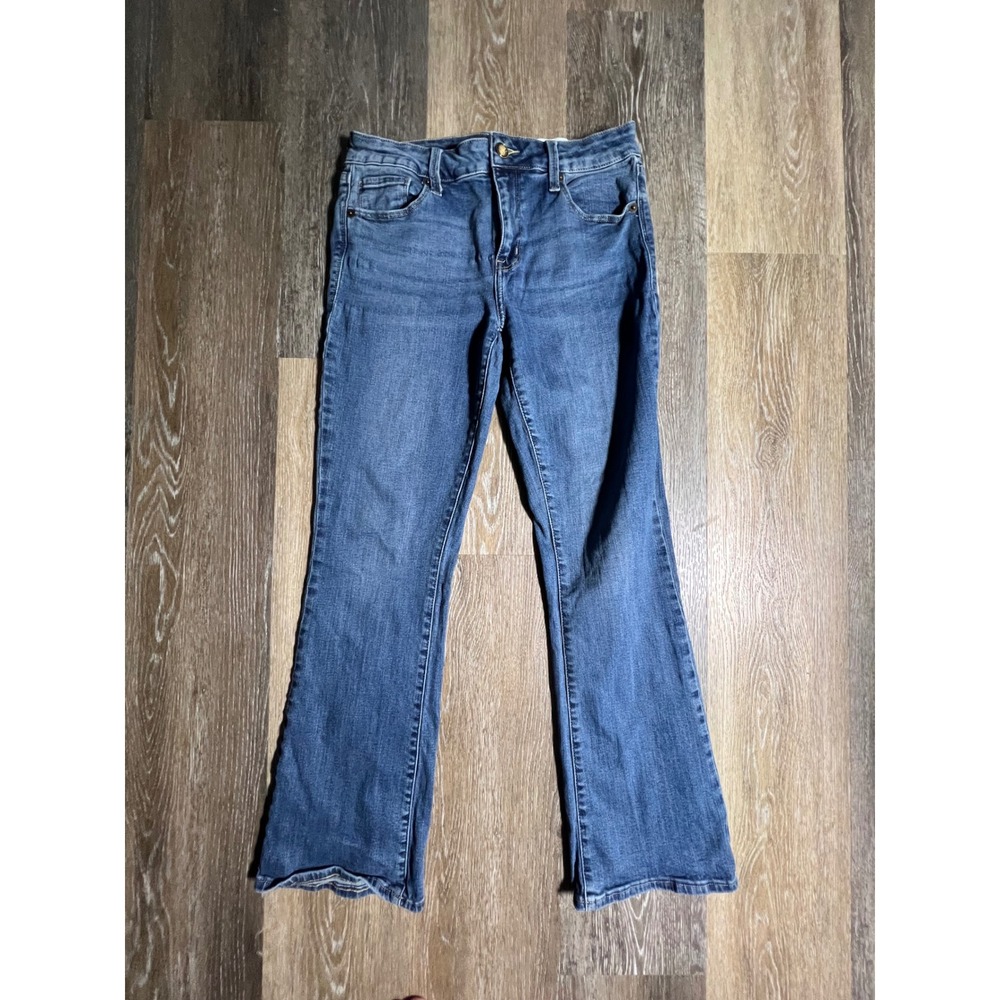 Cosmic Blue Love Flare Jeans Womens 28 Blue Excellent High Rise Bootcut Denim‎